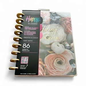 The Happy Planner Undated Wedding Planner and Organizer